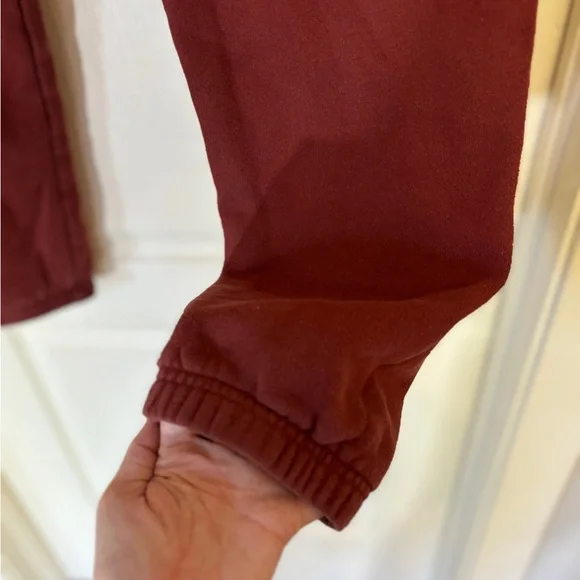 Playboy Burgundy Logo Jogger Sweatpants M - Picture 5 of 6